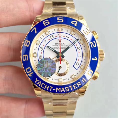 rolex yacht master ii yellow gold replica